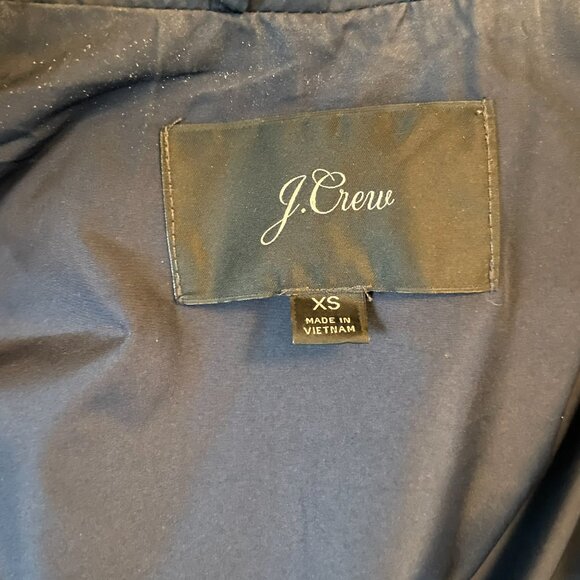 J Crew Women's XS Excursion Quilted Vest Navy - Picture 3 of 7